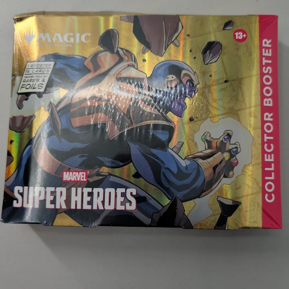 Magic The Gathering Marvel Super Heroes Collector Booster Pack Sealed Thanos